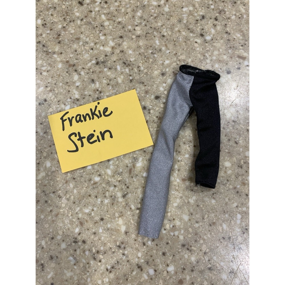 School's Out Frankie Stein Monster High Doll Black Silver Tights Pants